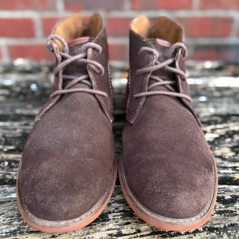 Florsheim Men’s Size 12 Brown Suede Leather Lace Up Ankle Chukka Boots M2